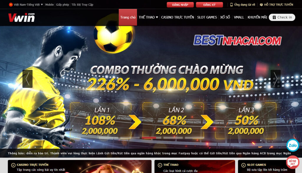 nha cai chuyen ca cuoc the thao, casino online
