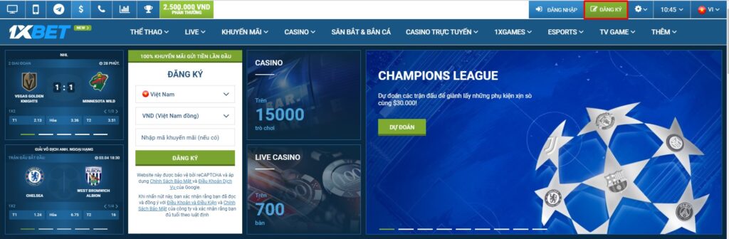 nhà cái 1xBET