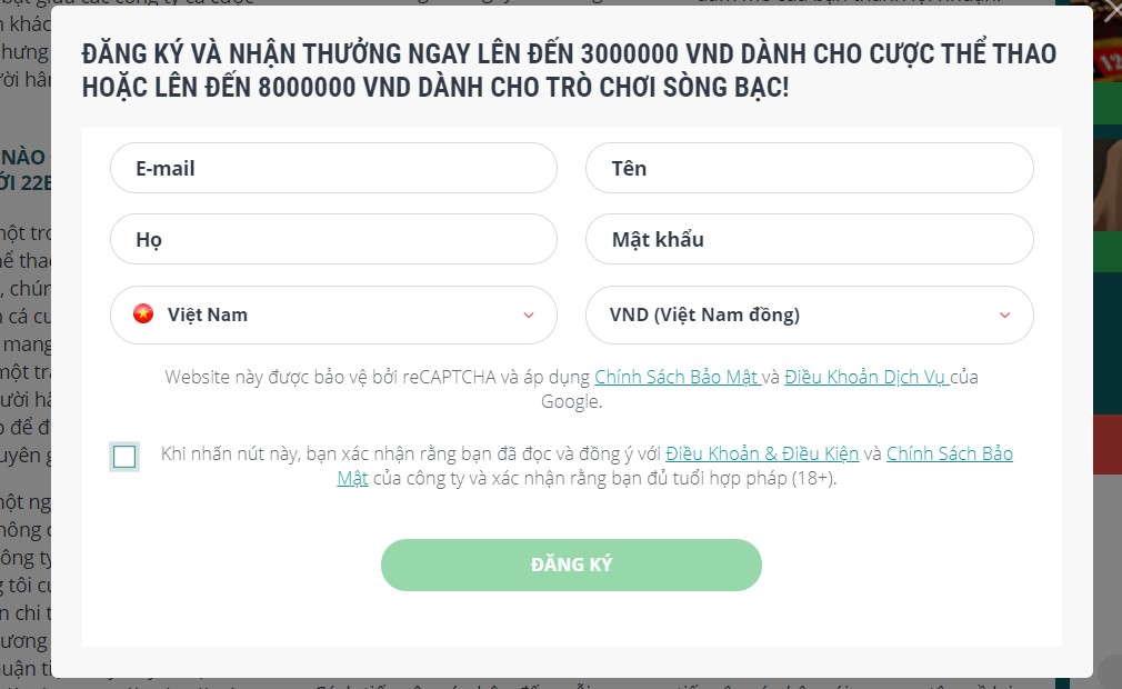nhà cái 22bet