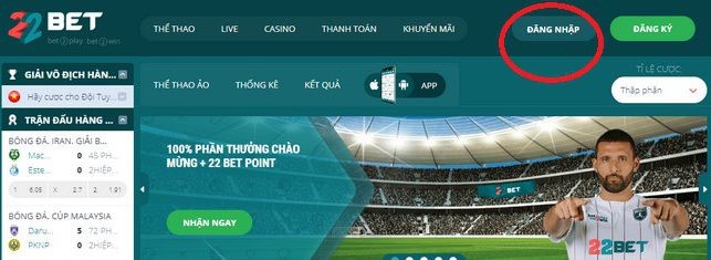 nhà cái 22bet