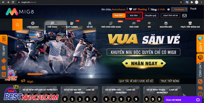 nhà cái mig8