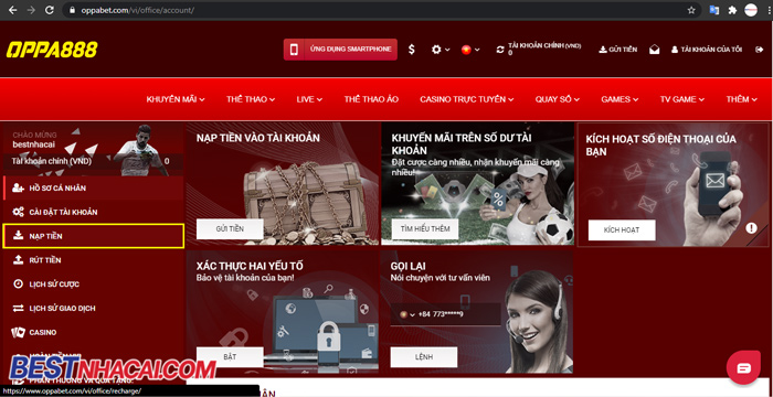 nhà cái oppabet
