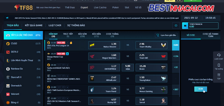 esport tf88