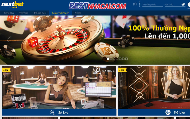 Casino trực tuyến - nhà cái NextBet