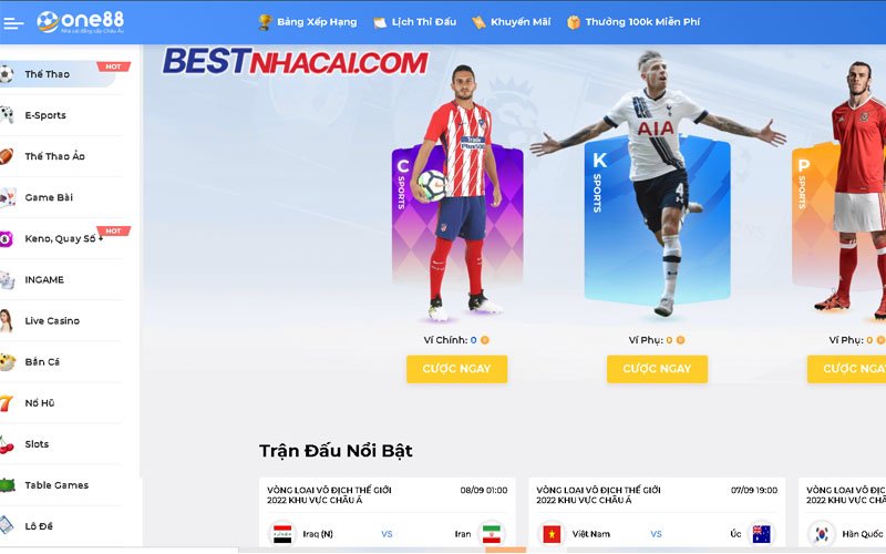 Game cá cược thể thao hàng đầu