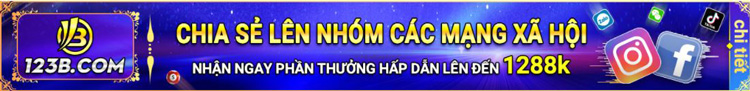 ưu đãi chia sẽ mạng xã hội 123B