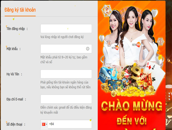 Đăng ký tài khoản từ nhà cái i9Bet